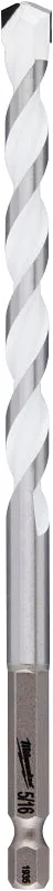 Milwaukee SHOCKWAVE 48-20-8888 Drill Bit, 5/16 in Dia, 6 in OAL, Multi-Material, Twist Flute, 1/4 in Dia Shank :CD: QUANTITY: 3