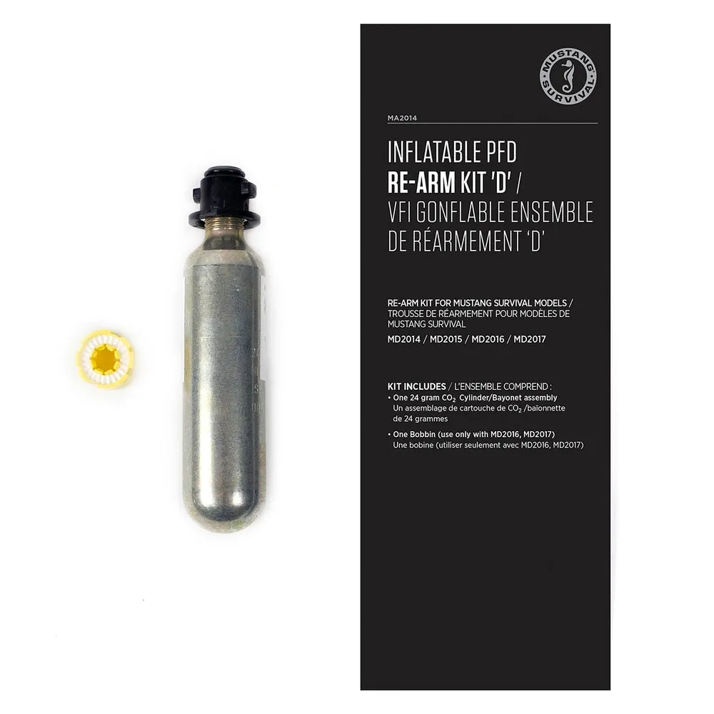Mustang Survival Re-Arm Kit D 24G - MA2014 - Automatic & Manual Inflation