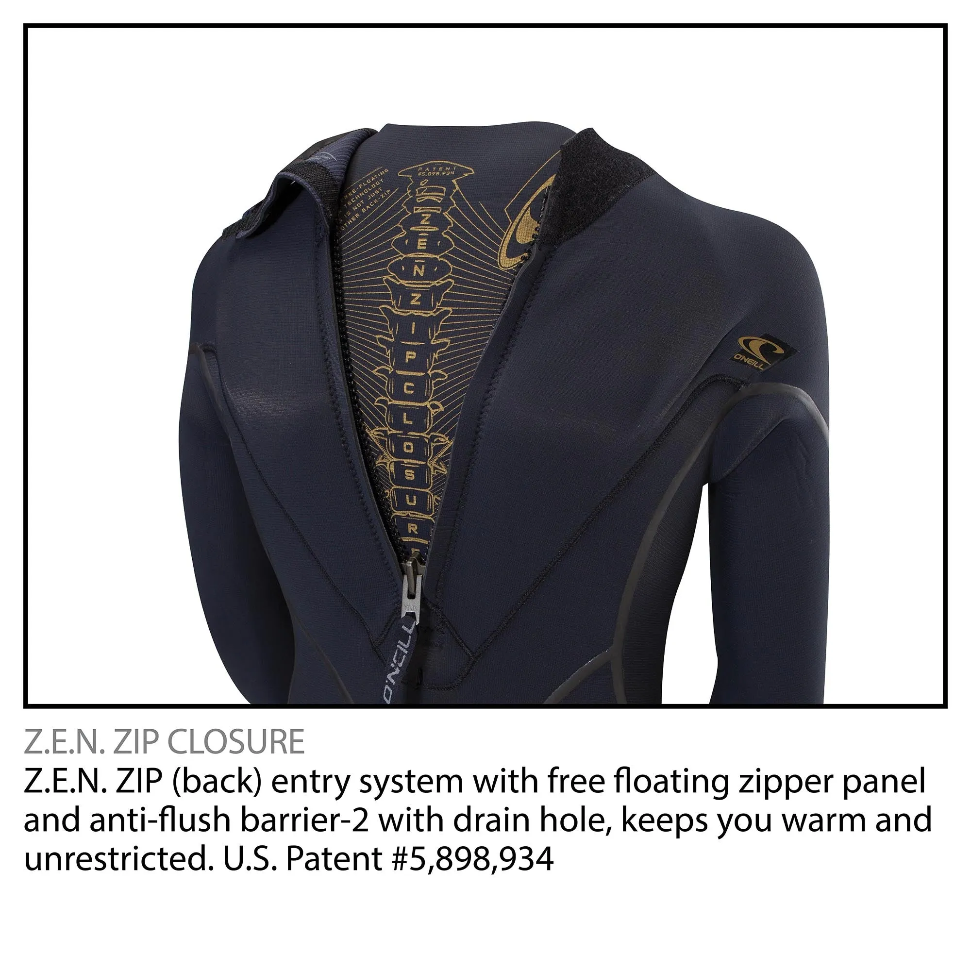 O'Neill Psycho One 4/3 Back Zip Wetsuit