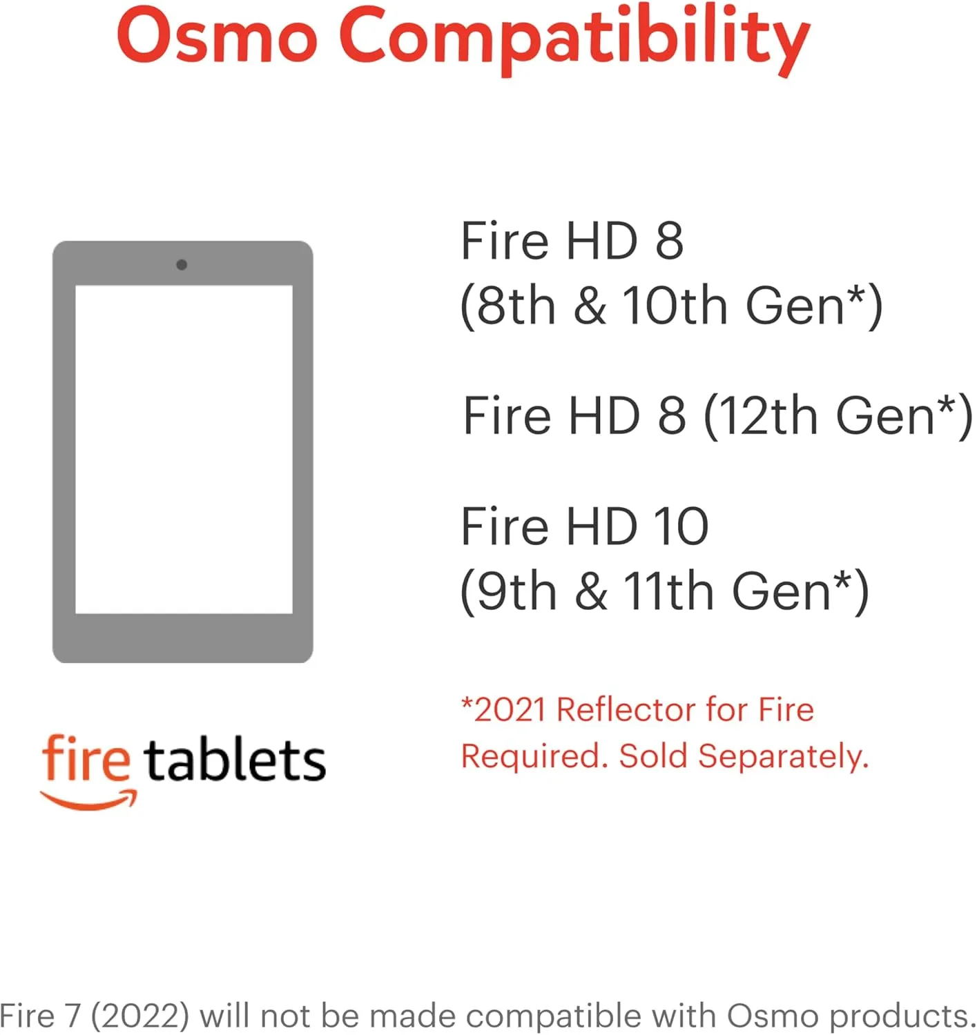 Osmo - Little Genius Starter Kit for Fire Tablet   Early Math Adventure - Valentine Toy - 6 Educational Games-Counting, Shapes & Phonics-STEM Gifts-Ages 3 4 5(Tablet Base Included)