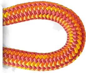 Pelican Rope Arborist Rope 11.8mm x 120Ft, USA Made High-Strength 24-Strands Static Climbing Rope - 5,400 lb Strength for Tree Climbing, Pulling, Outdoors & Swing - Red, Tight Spliced Eye