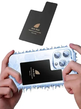 Phone Cooling Plate & Heatsink Pad  Advanced Thermal Dissipation for Gaming & Streaming Enhanced Heat Absorption Radiator Fan Ready Compatible with iPhone & Smartphones with Left-Positioned Cameras