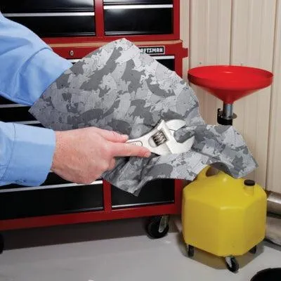 PIG® Gray Ham-O® Absorbent Mat Pad in Dispenser Box