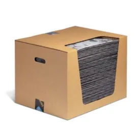 PIG® Gray Ham-O® Absorbent Mat Pad in Dispenser Box