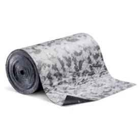 PIG® Gray Ham-O® Absorbent Mat Roll with Poly Backing