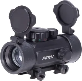Pinty 30mm Reflex Red Green Dot Sight Scope 5 MOA with Flip Up Lens Cover Cap