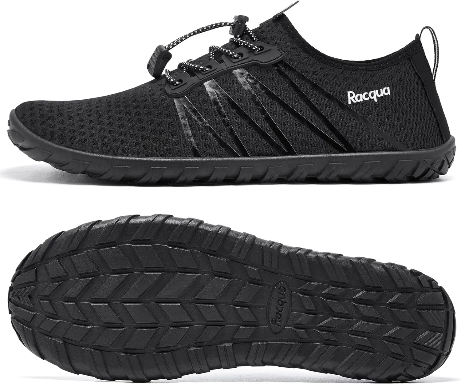 Racqua Women Men Water Shoes Barefoot Sport Beach Swim Shoes