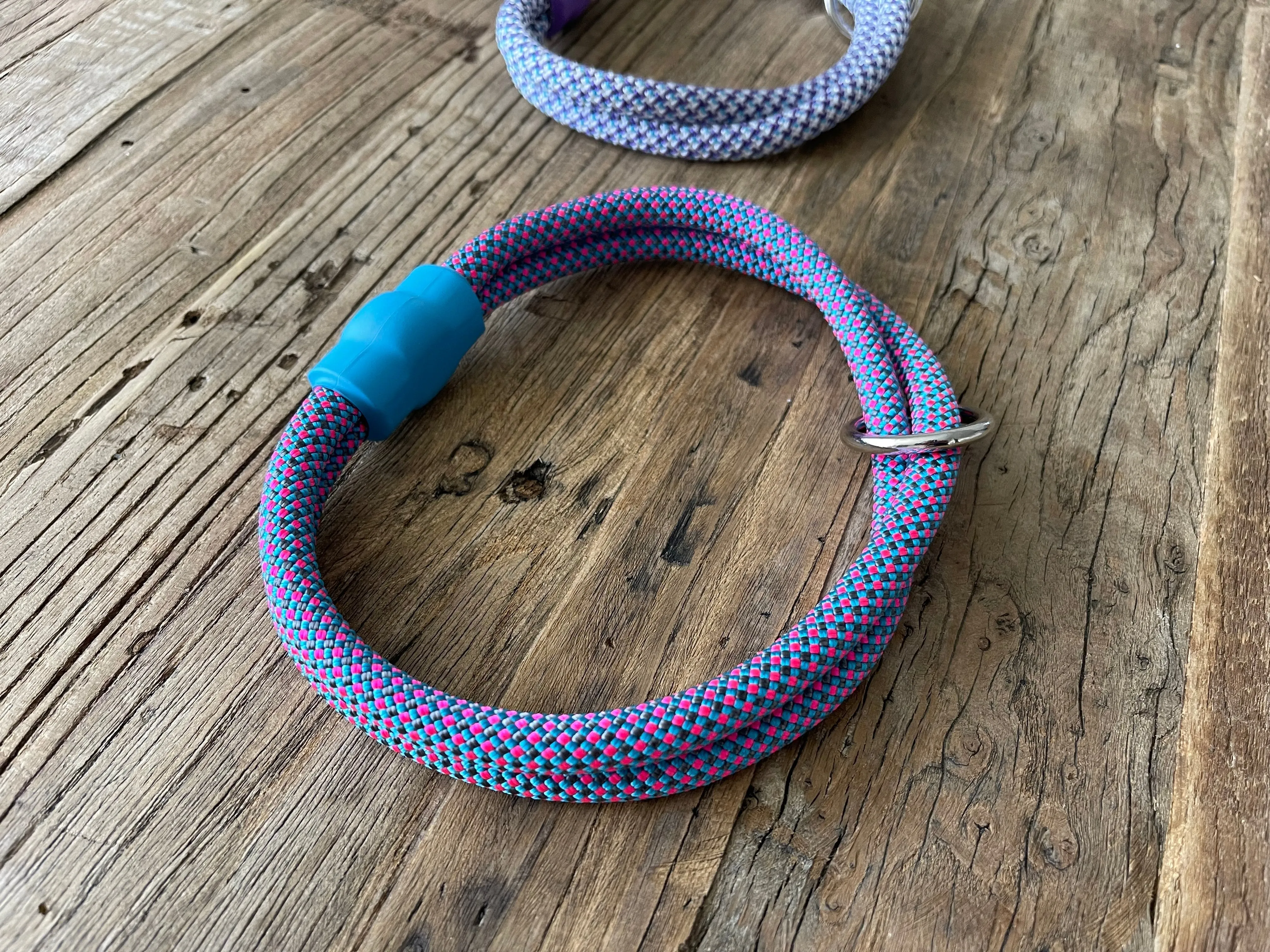 Red Patterns Climbing Rope Collars
