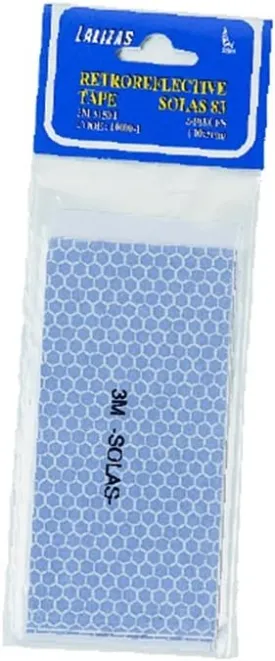 Retro-Reflective Marine Tape, Solas/IMO & USCG Approved 2" x 4" Roll Silver (Set 6 Piece) Life Jacket