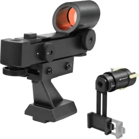 Rifle Scope Mount Camera Adapter - Bundle with - Red Dot Finderscope