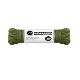 Rothco 550lb. Polyester Paracord - Olive Drab (50')