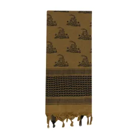 Rothco Gadsden Snake Shemagh Tactical Desert Scarf