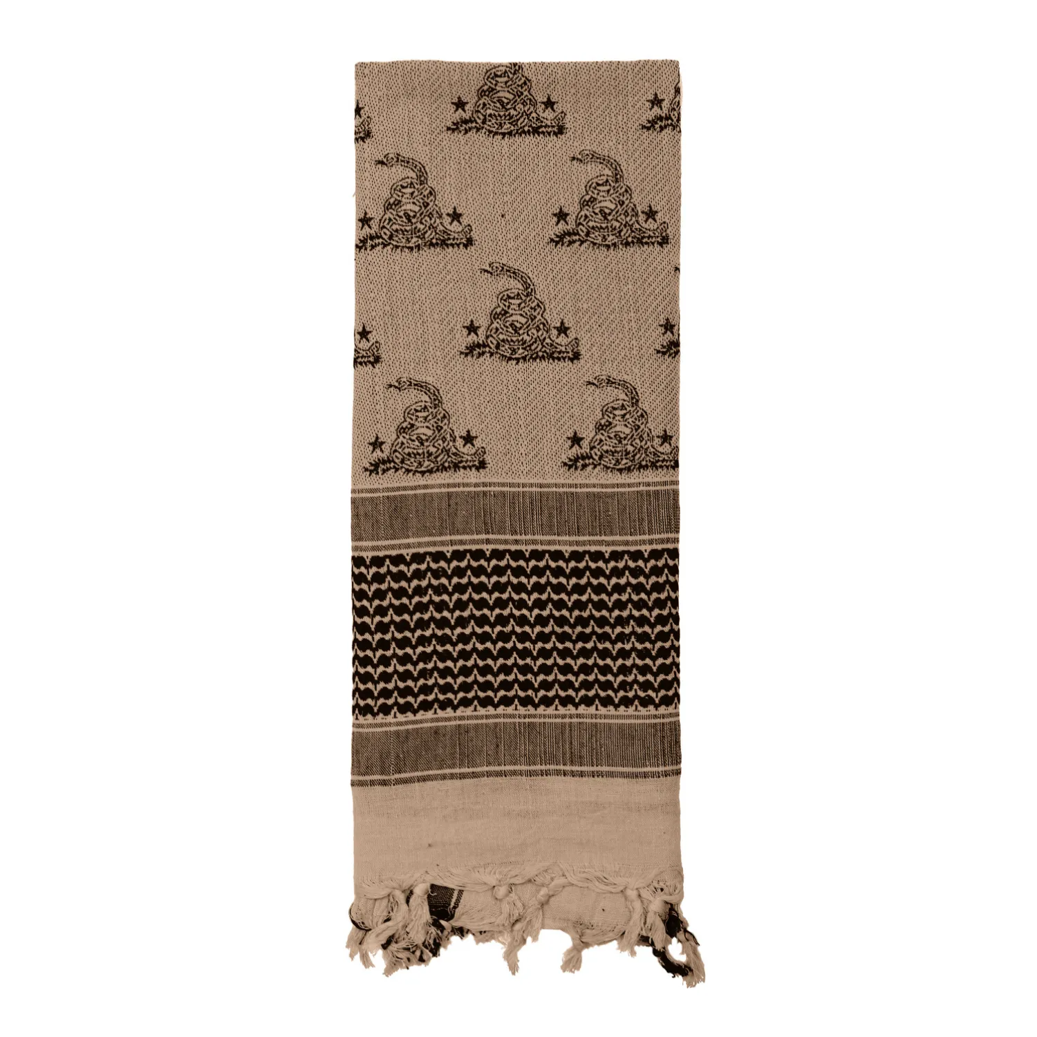 Rothco Gadsden Snake Shemagh Tactical Desert Scarf