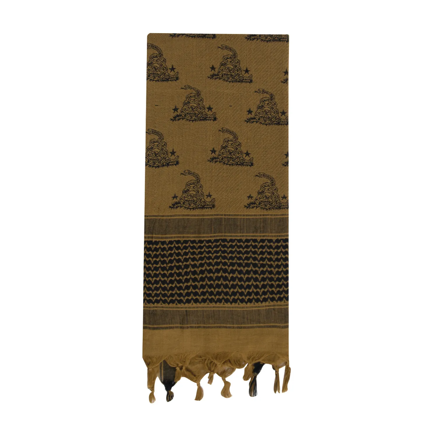 Rothco Gadsden Snake Shemagh Tactical Desert Scarf