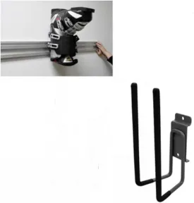 Ski and Snowboard Boot Wall Hanger Wall Storage Roller Skates Wall Rack Wall Mount for Ice Skates & Roller Skates Boot