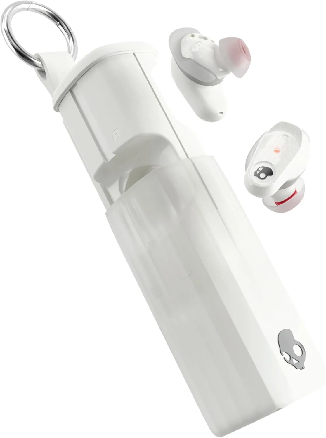 Skullcandy Method 360 ANC Wireless Earbuds, Sound by Bose, Bluetooth Headphones, Premium Noise Cancelling, Up to 40 Hrs Battery, Sweat and Water Resistant, Microphone for iPhone Android - Bone