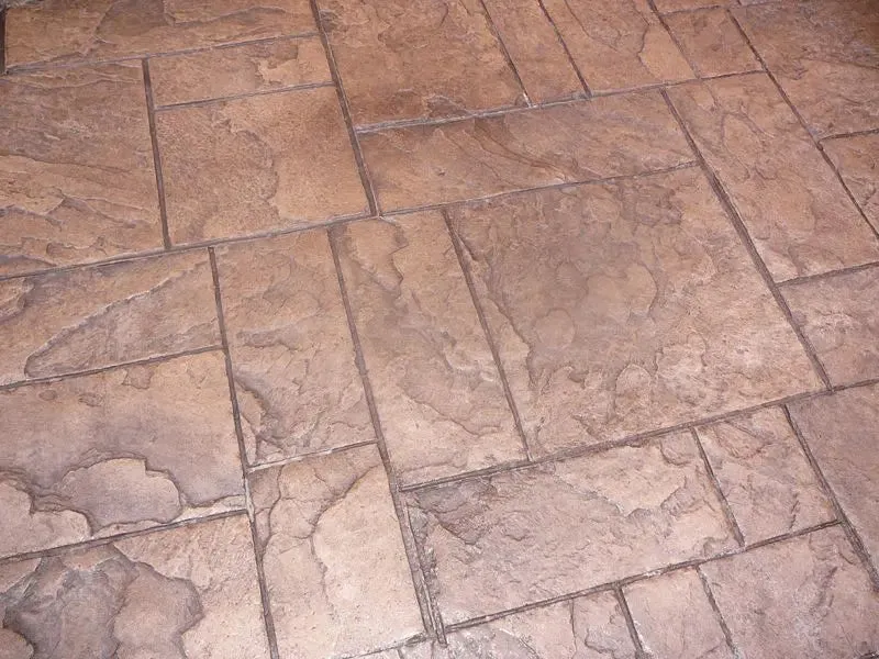 Slate Concrete Stamps - Ashler Notched Slate