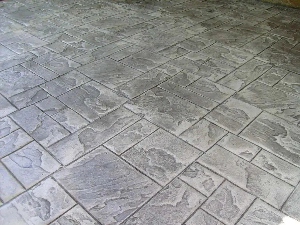 Slate Concrete Stamps - Ashler Notched Slate
