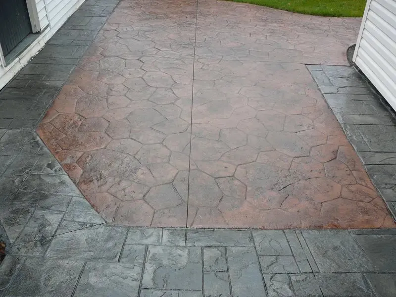 Slate Concrete Stamps - Ashler Notched Slate