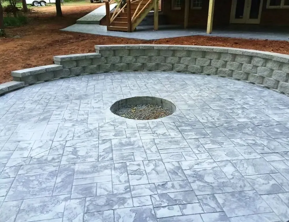 Slate Concrete Stamps - Ashler Notched Slate