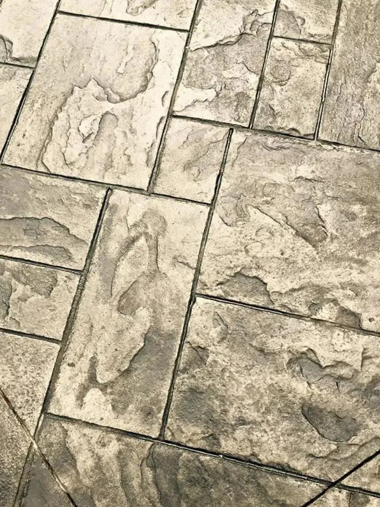 Slate Concrete Stamps - Ashler Notched Slate