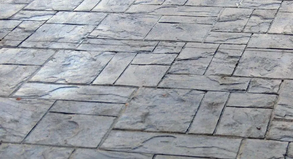 Slate Concrete Stamps - Ashler Notched Slate