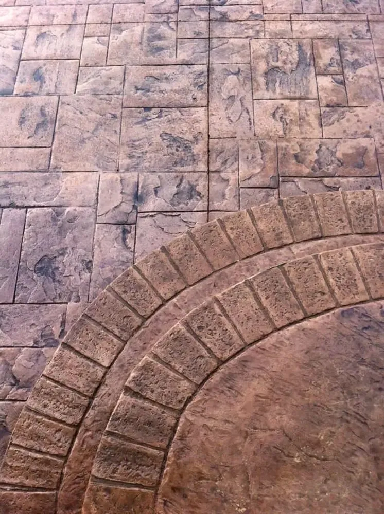 Slate Concrete Stamps - Ashler Notched Slate