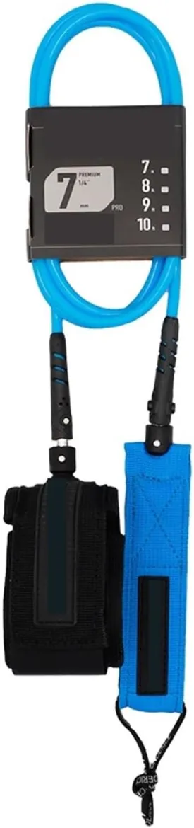 Surf Leash Leash 6-6 7-7 Surf Leg Rope Surfboard Leash Stainless Inflatable Paddle Board Longboard Rope (Color : Blue 6-6ft, Size : 1)