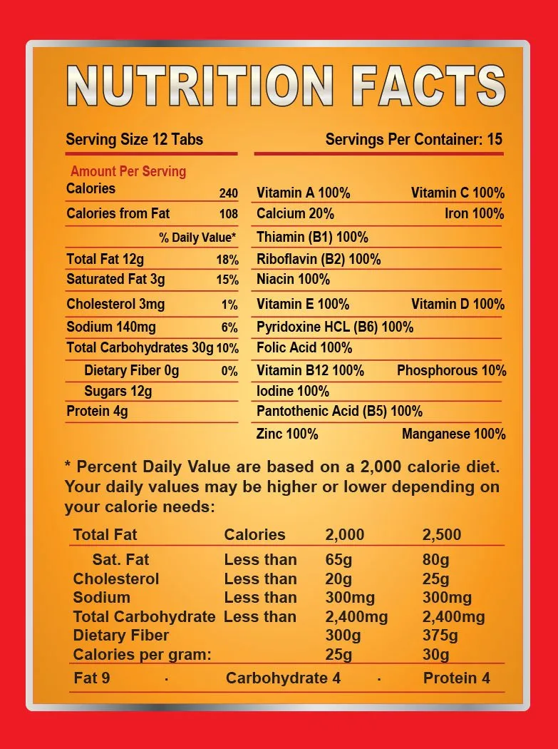 Survival Tabs 60-Day 720 Tabs Emergency Food Ration Survival MREs Food Replacement for Outdoor Activities Disaster Preparedness Gluten Free and Non-GMO 25 Years Shelf Life Long Term - Mixed Flavor