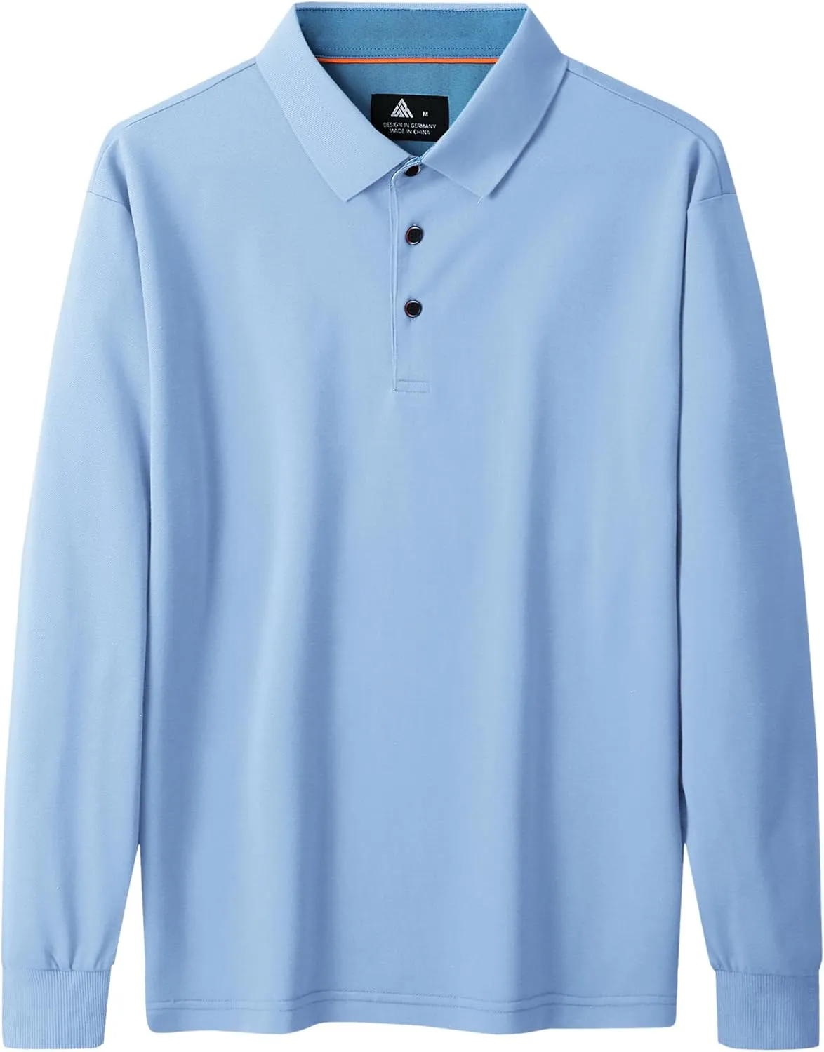 SWISSWELL Long Sleeve Polo Shirts for Men collared Performance Golf Shirts Casual Workwear Office