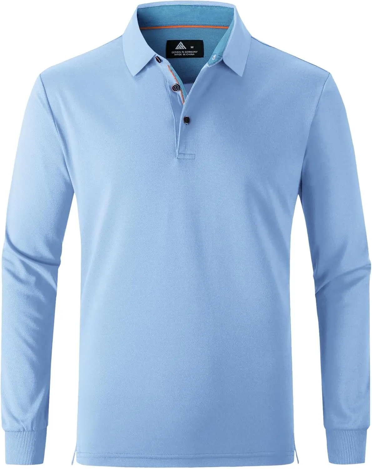 SWISSWELL Long Sleeve Polo Shirts for Men collared Performance Golf Shirts Casual Workwear Office