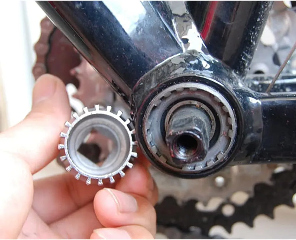 Teyssor Bike Bottom Bracket Removal Tool, Standard 20-Tooth Bicycle BB Remover Tools