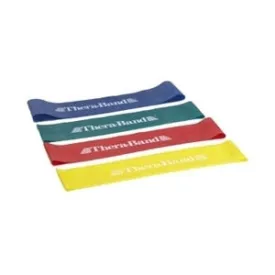Thera-Band Resistance Band Loop - Yellow / THIN, 12'' Lay Flat Length