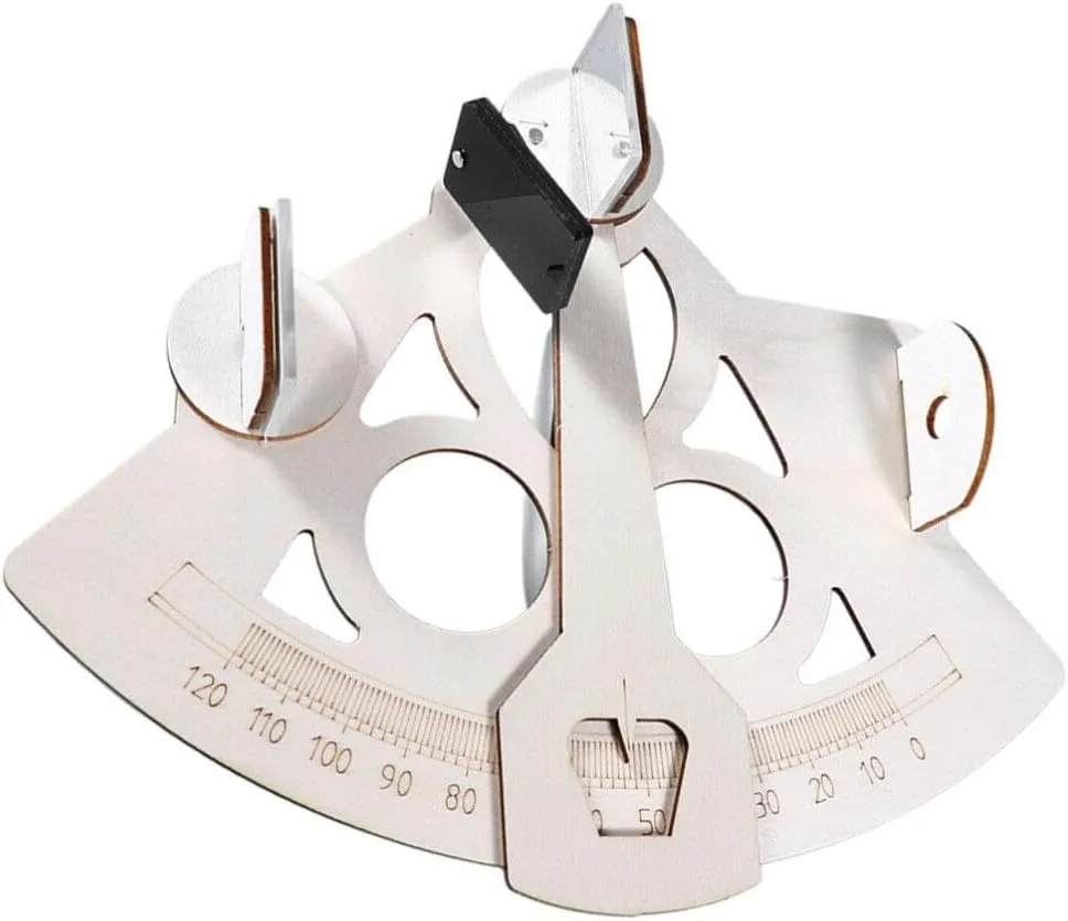 Toyvian Sextant Mark Navigation Artificial Horizon Navigation Bundle Sextant Navigation Tool Educational Toy for Navigation Training Practice