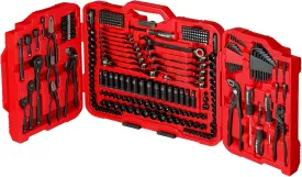 TRUE MECHANIC 312-Piece Mechanics Tool Set and Socket Set, ProfessionalPliers Wrench Version SAE/Metric