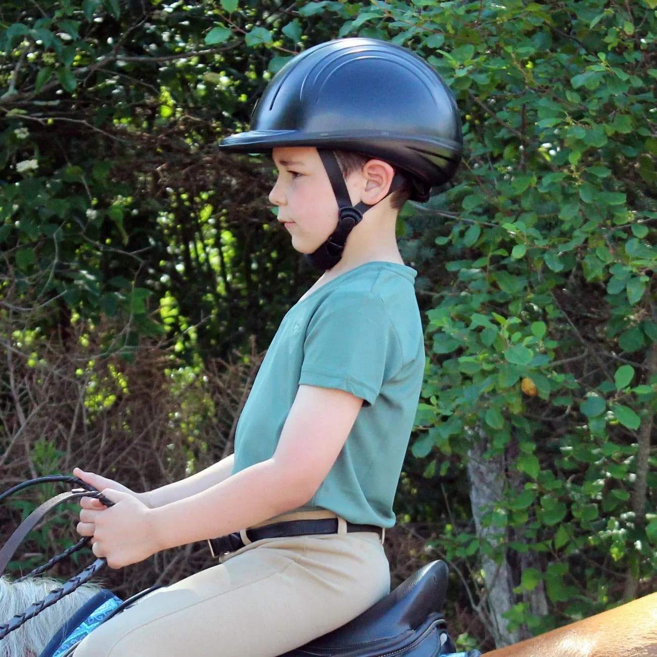 TuffRider Starter Basic Horse Riding Helmet Protective Head Gear for Equestrian Riders
