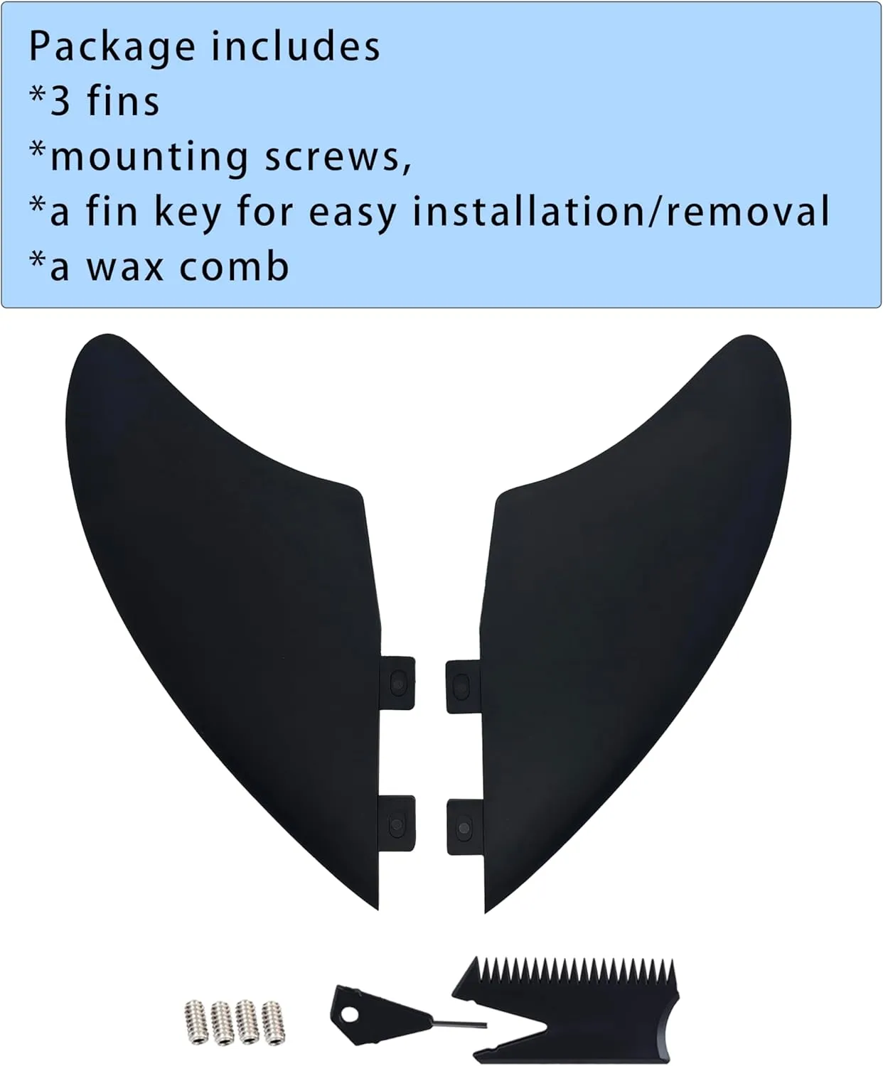 Twin Keel Twin Tab ii/Single Tab Surfing Fins -Keel Twin Fins Set - Fins for Fish Surf Boards