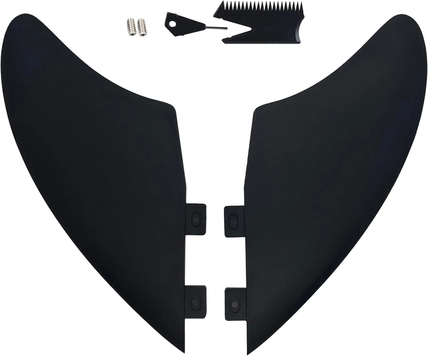Twin Keel Twin Tab ii/Single Tab Surfing Fins -Keel Twin Fins Set - Fins for Fish Surf Boards