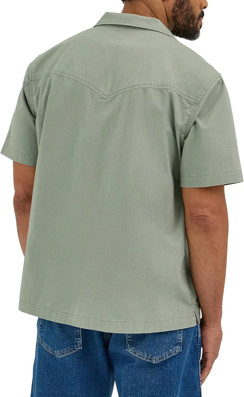 Wrangler Authentics Men's Short Sleeve Camp Shirt